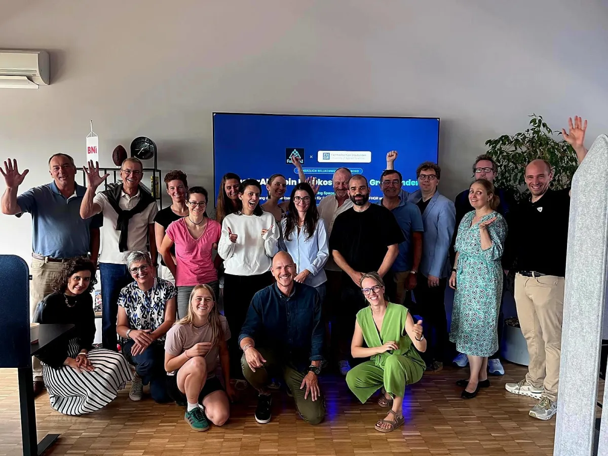 Gruppenfoto der Community nach einem Event
