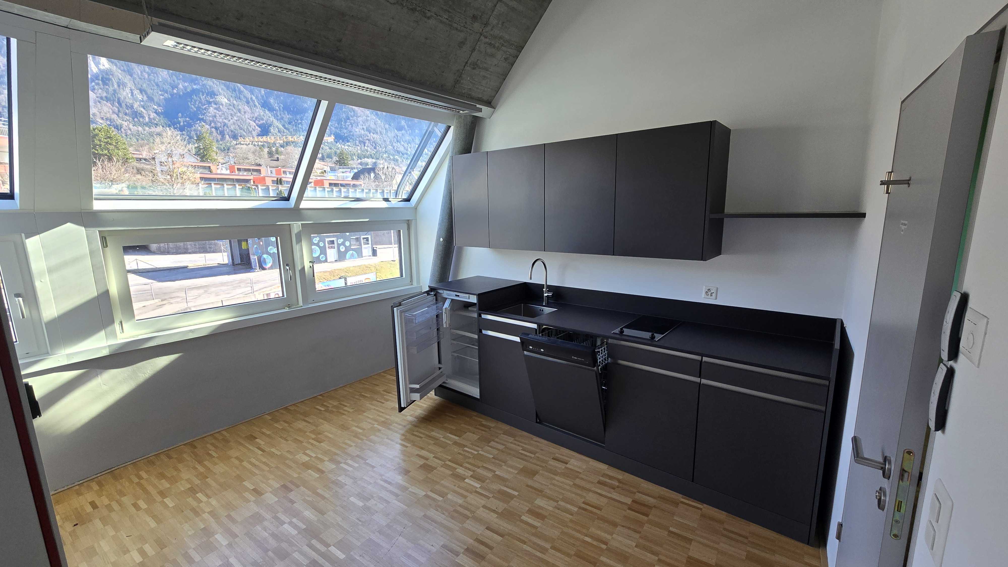 Gemeinschaftsküche mit Aussicht
